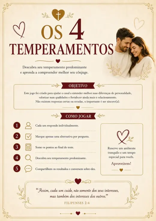 Os 4 Temperamentos: como jogar
